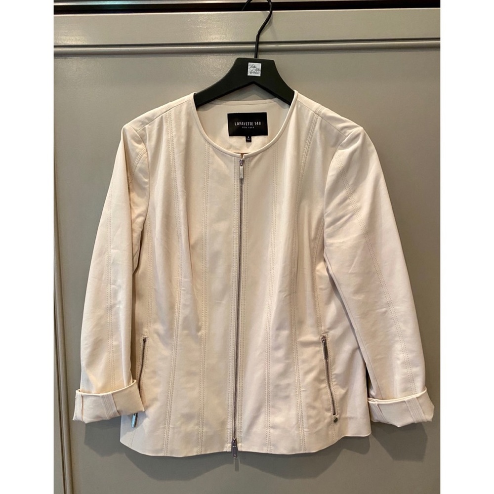 Lafayette 148 New York Leather Jacket